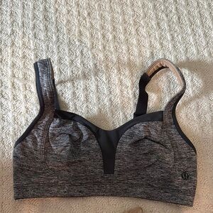 lululemon athletica Charcoal and Black Sports Bra